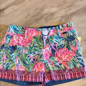 Lily Pulitzer flamingo shorts